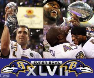 yapboz Super Bowl 2013 Şampiyonlar Baltimore Ravens